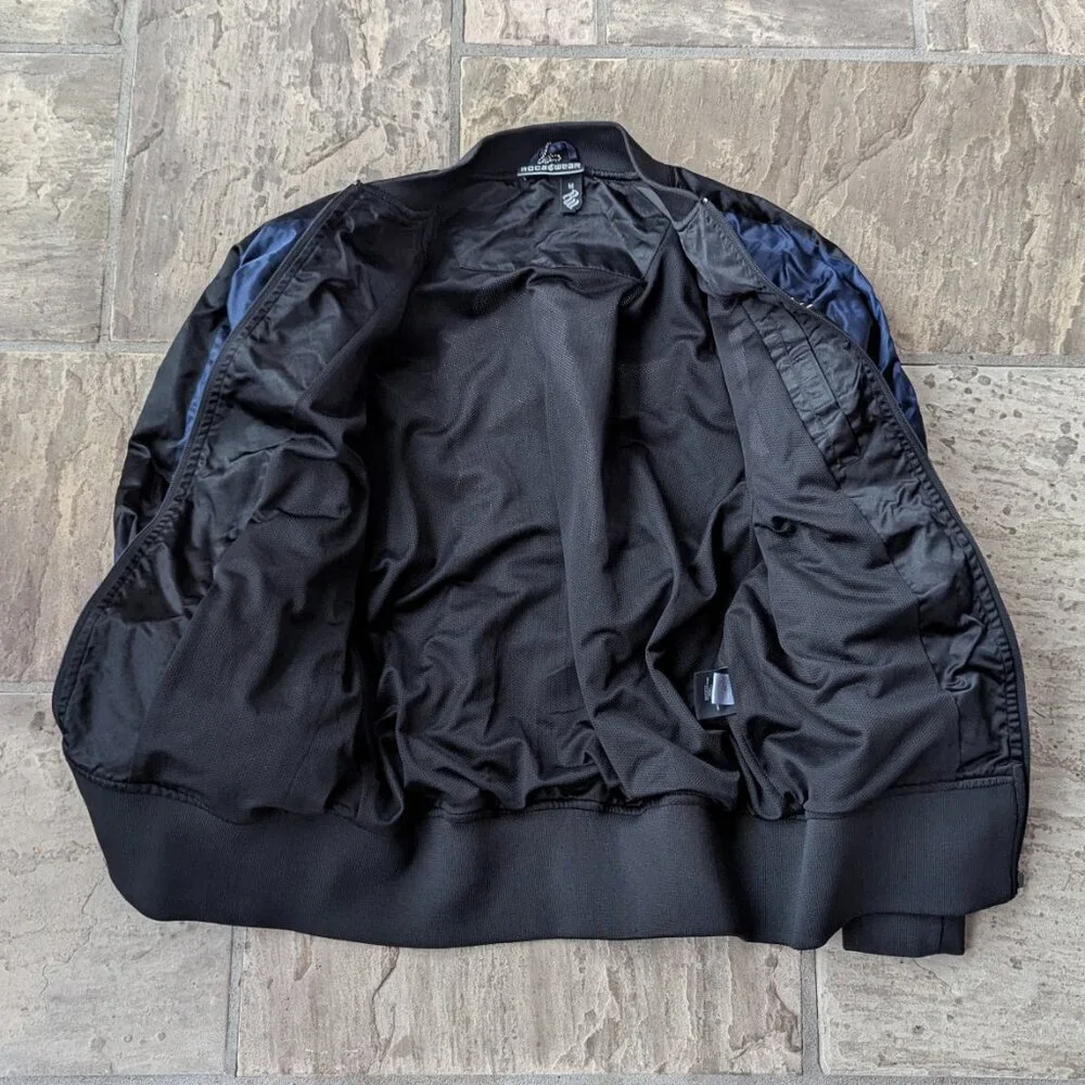 Rocawear Y2K Satin Bomber Jacket (SIZE: M) - Picture 2 of 9